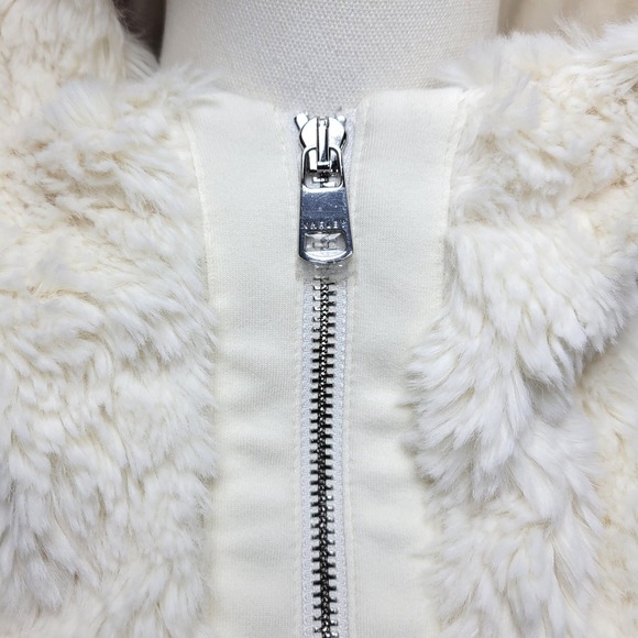 Varley Dylan Teddy Fleece Jacket Small Chic Cozy Fall Jacket Winter - Picture 4 of 9